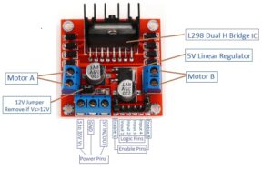 L298N motor driver para arduino