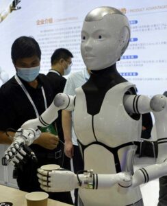 Humanoide de servicios conferencia mundial de robots 2021